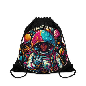 Astronaut Outdoor Drawstring Bag Stellar Style Light Travels Dipaliz - one Size - Backpacks