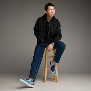 Canvas Shoes Astronaut in Space Design - Dipaliz - Sneakers