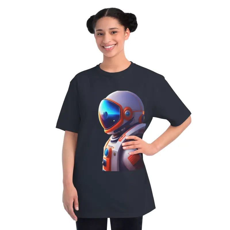 Blast off in Organic Unisex Classic Astronaut Tees - T-shirt