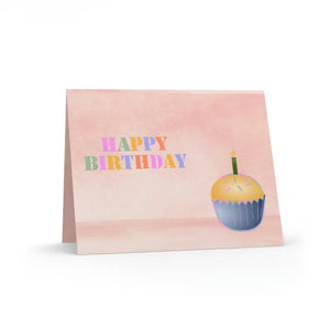 Greeting Cards Happy Birthday with Matching White Envelopes - Dipaliz - 16 Pcs / Matte / 4.25” x 5.5” - & Note