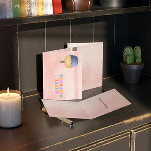 Greeting Cards Happy Birthday with Matching White Envelopes - Dipaliz - & Note