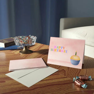 Greeting Cards Happy Birthday with Matching White Envelopes - Dipaliz - & Note