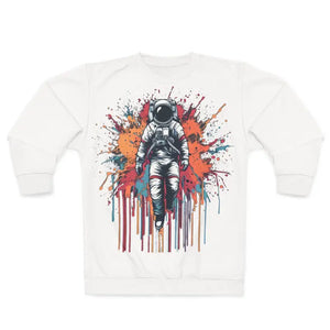 Color Splash Astronaut Unisex Sweatshirt All Over Print - Dipaliz - Sweatshirts
