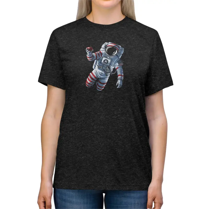 Rocket your Look with the Cosmic Triblend Tee - Black Heather / s T-shirt