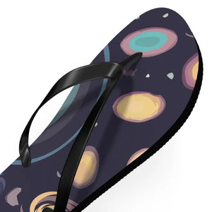 Unisex Flip Flops Universe Stars Planets Cosmic Comfort Dipaliz - Slippers