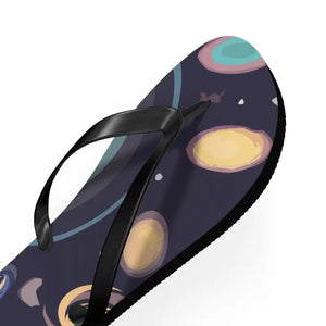 Unisex Flip Flops Universe Stars Planets Cosmic Comfort Dipaliz - Slippers