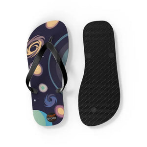 Unisex Flip Flops Universe Stars Planets Cosmic Comfort Dipaliz - Slippers