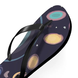 Unisex Flip Flops Universe Stars Planets Cosmic Comfort Dipaliz - Slippers