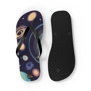 Unisex Flip Flops Universe Stars Planets Cosmic Comfort Dipaliz - Slippers