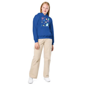 Heavy Blend Hoodie - Youth Cosmos Style - Dipaliz - Royal / Xs - Hoodies