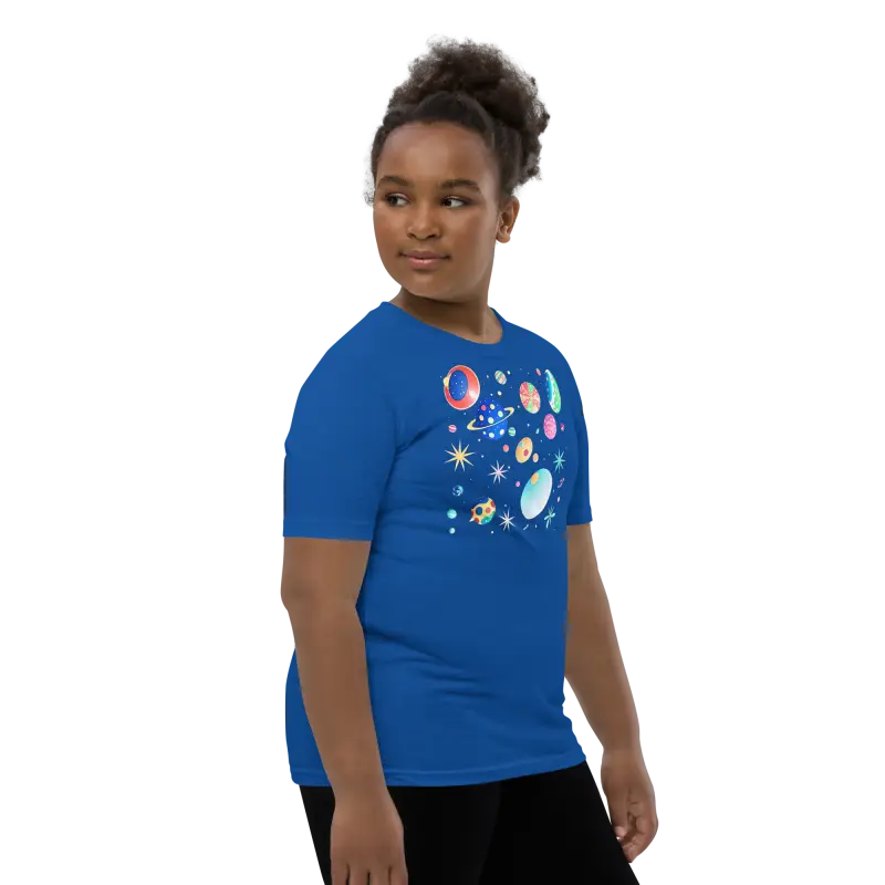 Blast off in Style: Youth Cosmic Space Tee - Kid’s Clothing