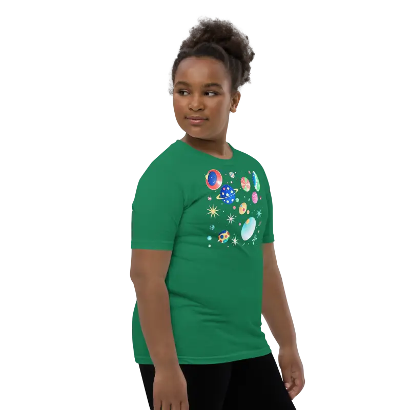 Blast off in Style: Youth Cosmic Space Tee - Kid’s Clothing