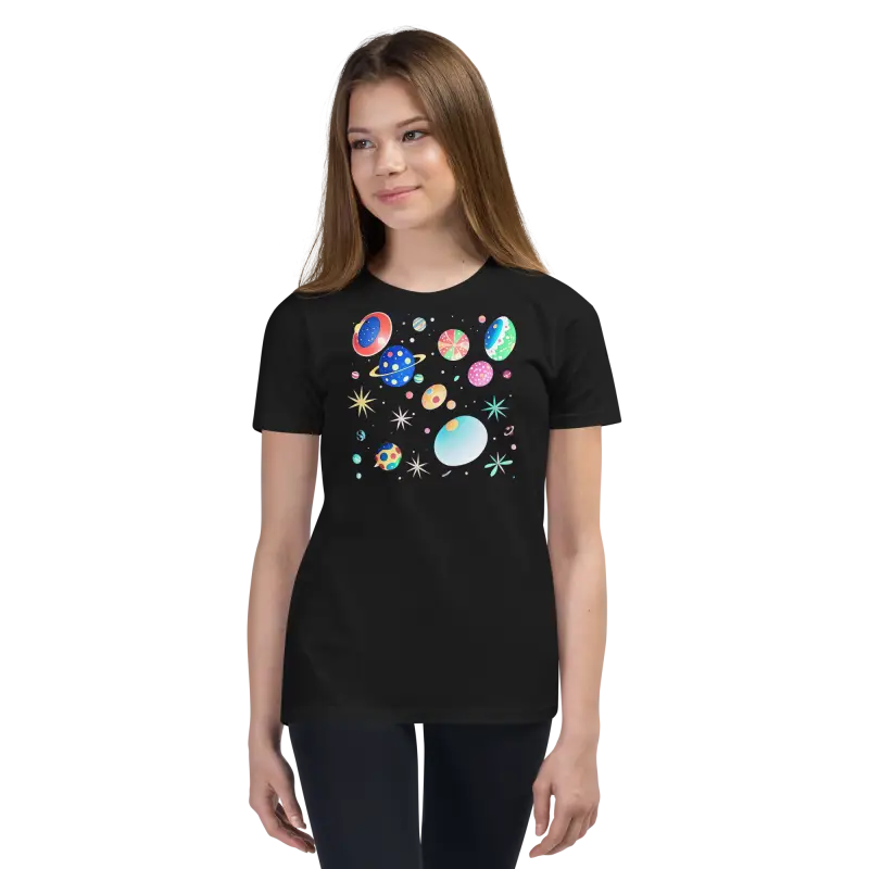 Blast off in Style: Youth Cosmic Space Tee - Kid’s Clothing