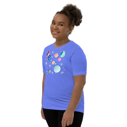 Blast off in Style: Youth Cosmic Space Tee - Kid’s Clothing