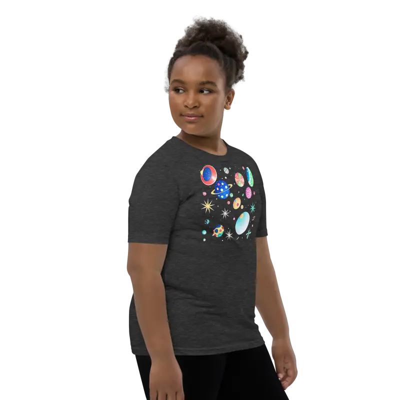 Blast off in Style: Youth Cosmic Space Tee - Kid’s Clothing