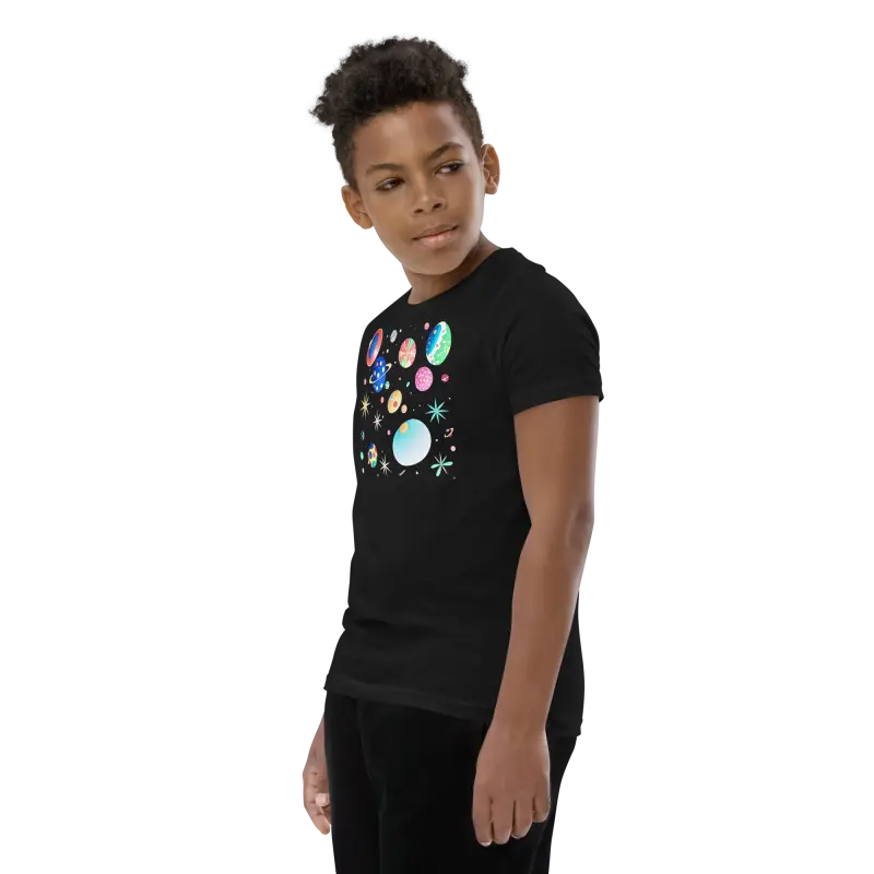 Blast off in Style: Youth Cosmic Space Tee - Kid’s Clothing