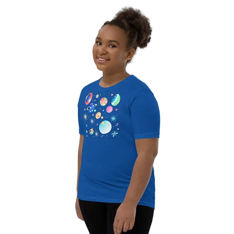 Blast off in Style: Youth Cosmic Space Tee - Kid’s Clothing