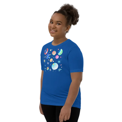 Blast off in Style: Youth Cosmic Space Tee - Kid’s Clothing