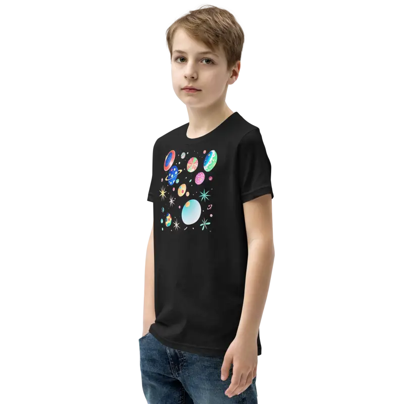 Blast off in Style: Youth Cosmic Space Tee - Kid’s Clothing