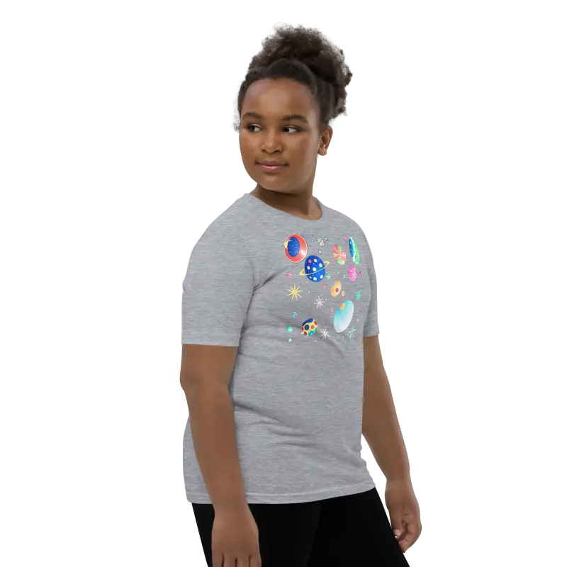 Blast off in Style: Youth Cosmic Space Tee - Kid’s Clothing