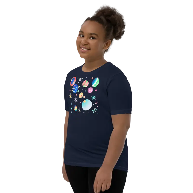 Blast off in Style: Youth Cosmic Space Tee - Kid’s Clothing