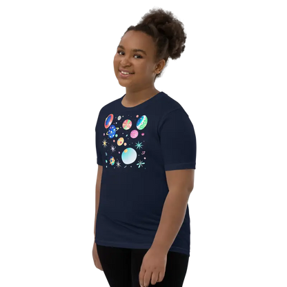 Blast off in Style: Youth Cosmic Space Tee - Kid’s Clothing