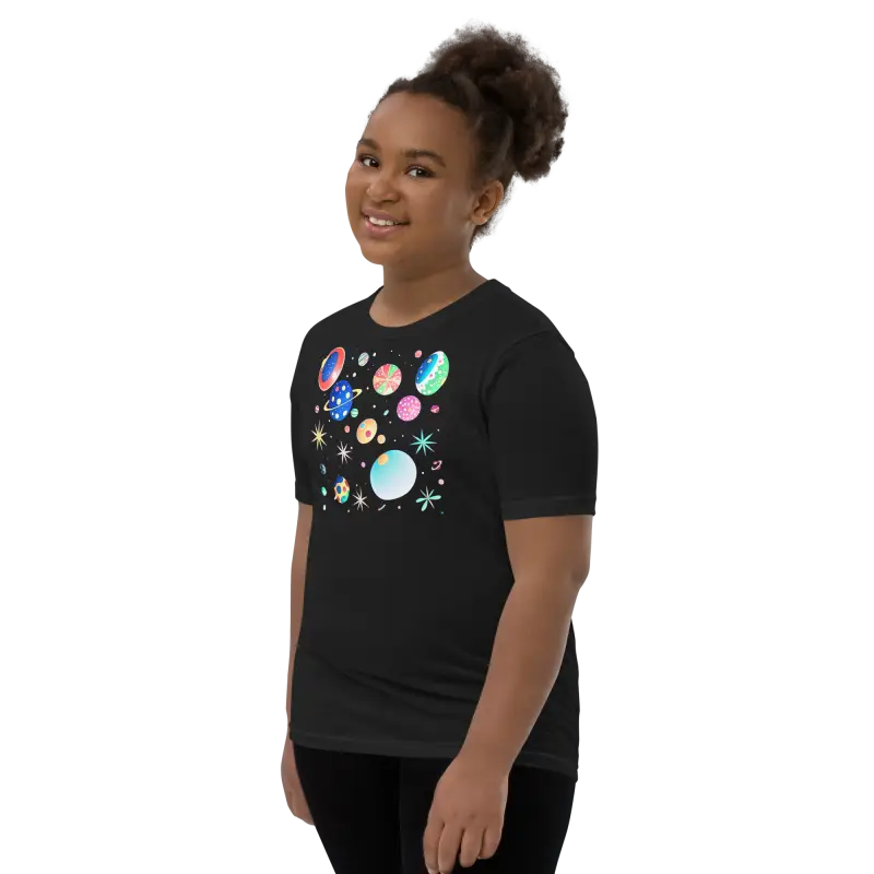 Blast off in Style: Youth Cosmic Space Tee - Kid’s Clothing