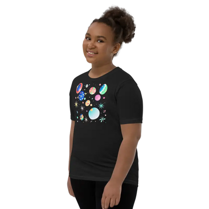 Blast off in Style: Youth Cosmic Space Tee - Kid’s Clothing