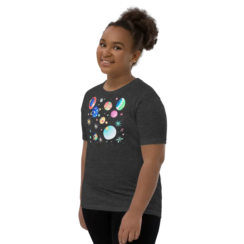 Blast off in Style: Youth Cosmic Space Tee - Kid’s Clothing