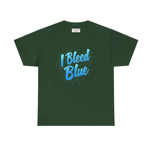 Super Football Blue Heavy Cotton Tee - Classic Fit - Dipaliz - T-shirts