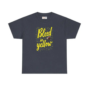 Bleed Yellow Super Football Heavy Cotton Tee - Dipaliz - T-shirts