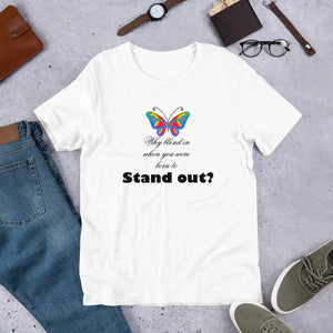 Soft Butterfly Unisex T-shirt - Ring-spun Cotton - Dipaliz - T-shirts