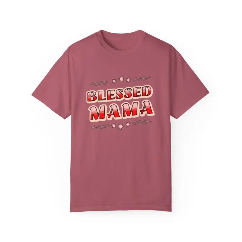 Cozy Blessed Mama T-shirt: Perfect for Mother’s Day! - T-shirt