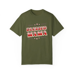 Blessed Mamma Garment-dyed T-shirt - Mother’s Day - Dipaliz - T-shirts