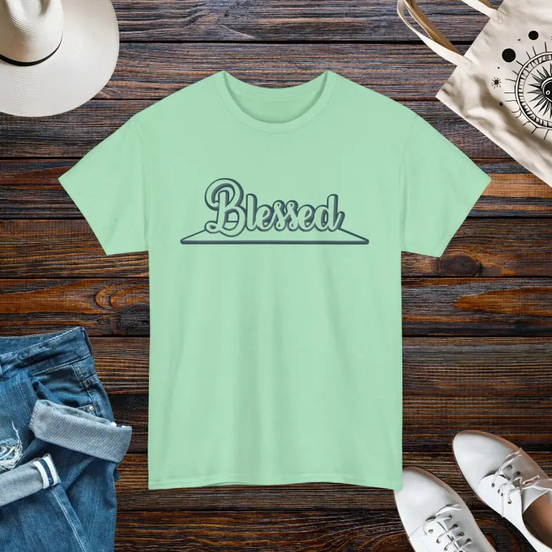 Deluxe Unisex Cotton Tee for Effortless Style - Mint Green / s T-shirt