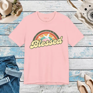 T-shirt - Blessed Christian - Faith Fashion Statement - Dipaliz Pink / s