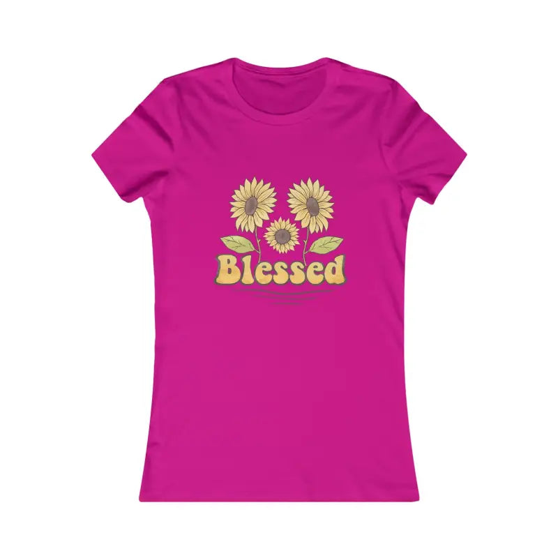 Blessed Women’s Favorite Tee: Stylish & Comfy Essential - s / Berry T-shirt