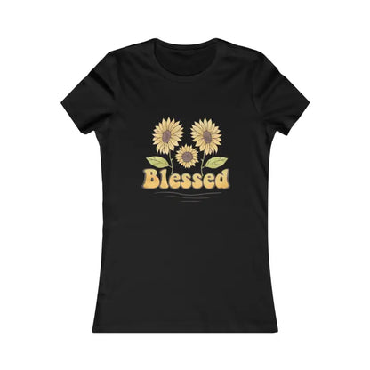 Blessed Women’s Favorite Tee: Stylish & Comfy Essential - s / Black T-shirt