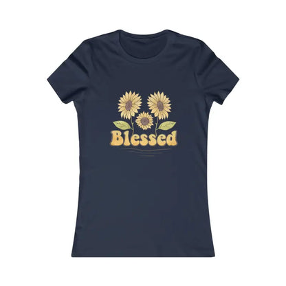 Blessed Women’s Favorite Tee: Stylish & Comfy Essential - s / Navy T-shirt