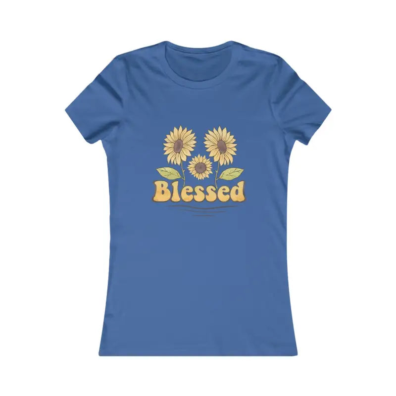 Blessed Women’s Favorite Tee: Stylish & Comfy Essential - s / True Royal T-shirt