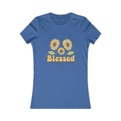 Blessed Women’s Favorite Tee: Stylish & Comfy Essential - s / True Royal T-shirt