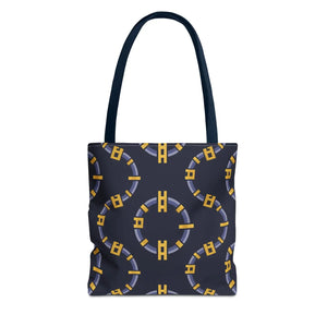 Stylish Block Chain Pattern Tote - Trendy Daily Bag - Dipaliz - Bags
