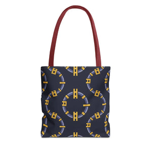 Stylish Block Chain Pattern Tote - Trendy Daily Bag - Dipaliz - Bags