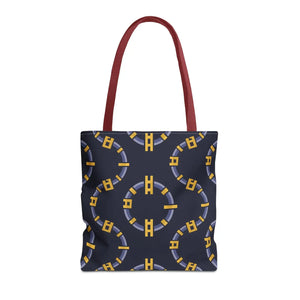 Stylish Block Chain Pattern Tote - Trendy Daily Bag - Dipaliz - Bags