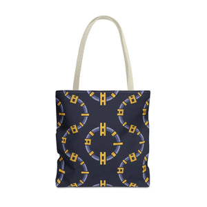 Stylish Block Chain Pattern Tote - Trendy Daily Bag - Dipaliz - Bags