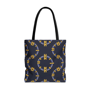 Stylish Block Chain Pattern Tote - Trendy Daily Bag - Dipaliz - Bags