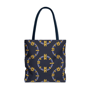Stylish Block Chain Pattern Tote - Trendy Daily Bag - Dipaliz - Bags