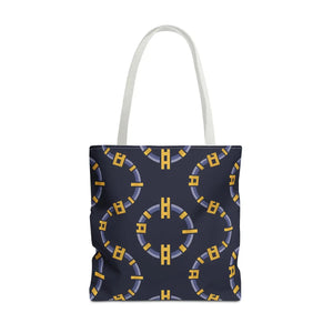 Stylish Block Chain Pattern Tote - Trendy Daily Bag - Dipaliz - Bags