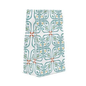 Blocks Pattern Polyester Lunch Bag - Trendy Fresh Style - Dipaliz - 11.75’’ × 7.25’’ 4.75’’ - Bags