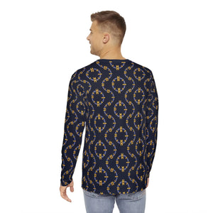 Urban Long Sleeve Shirt - Blockchain Style Aop - Dipaliz - T-shirts - Xs